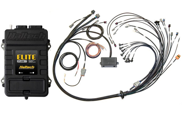 Haltech V8 Big/Small Block GM/Ford/Chrysler Elite 2500 T Terminated Harness ECU Kit w/EV1 Injector Haltech V8 Big/Small Block GM/Ford/Chrysler Elite 2500 T Terminated Harness ECU Kit w/EV1 Injector