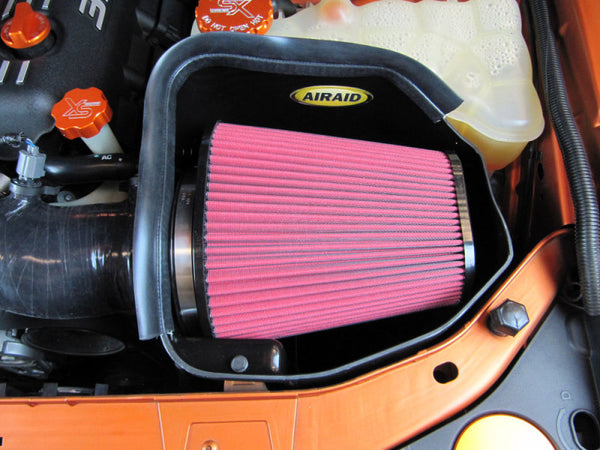 Airaid 11-14 Dodge Charger/Challenger MXP Intake System w/ Silicone Tube (Dry / Red Media)