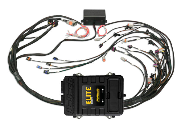 Haltech GM GEN III LS1/LS6 (Non DBW) Elite 2500 Terminated Harness ECU Kit w/EV1 Injector Connectors