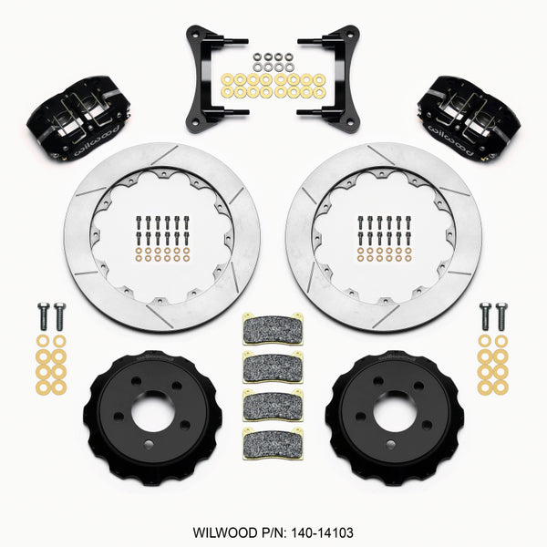 Wilwood Dynapro Radial Front Drag Kit 12.88 Vented 2015-Up Mustang