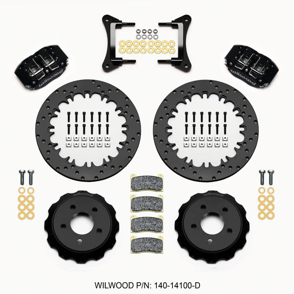 Wilwood Dynapro Radial Front Drag Kit 12.90in Drilled 2015-Up Mustang