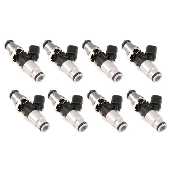 Injector Dynamics 1700cc Injector - 60mm Length - 14mm Grey Top - Silver Bottom Adapt (Set of 8) Injector Dynamics 1700cc Injector - 60mm Length - 14mm Grey Top - Silver Bottom Adapt (Set of 8)