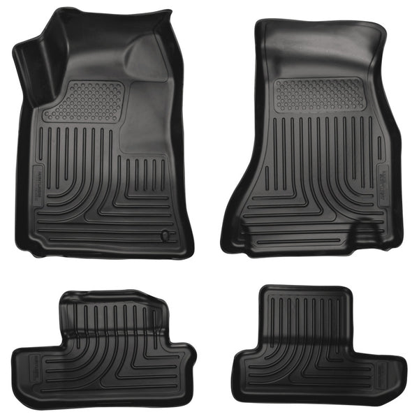 Husky Liners 08-12 Dodge Challenger WeatherBeater Combo Black Floor Liners