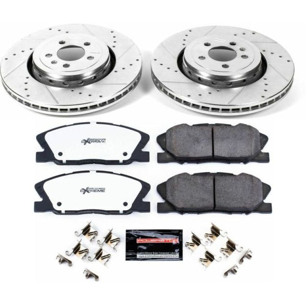 Power Stop 14-19 Dodge Charger Front Z26 Street Warrior Brake Kit