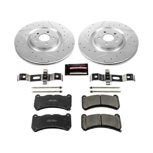 Power Stop 13-14 Ford Mustang Front Z23 Evolution Sport Brake Kit