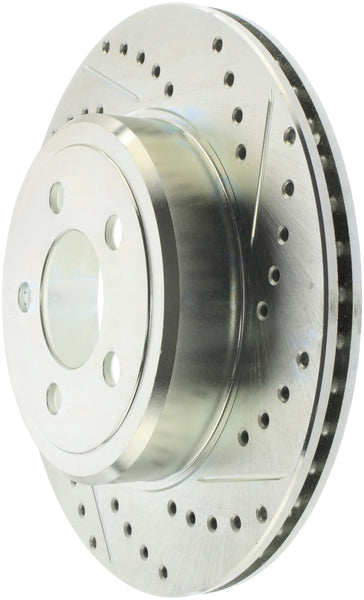 StopTech Select Sport 2011-2012 Dodge Challenger RT Drilled and Slotted Rear Left Brake Rotor