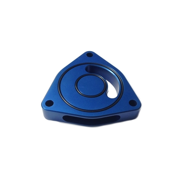 Torque Solution Blow Off BOV Sound Plate (Blue): Dodge Neon SRT-4 03-05