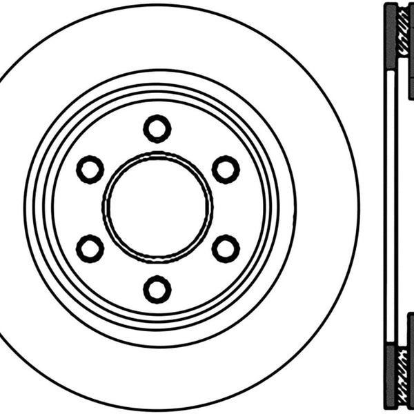 StopTech Power Slot 03-06/08-10 Dodge Viper SRT-10 Slotted Right Front Cryo-Stop Rotor