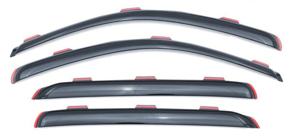 Lund 02-08 Dodge Ram 1500 Quad Cab Ventvisor Elite Window Deflectors - Smoke (4 Pc.)