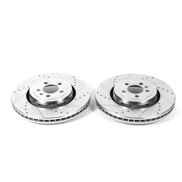 Power Stop 14-18 Dodge Charger Front Evolution Drilled & Slotted Rotors - Pair