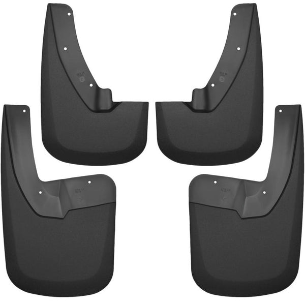 Husky Liners 09-17 Dodge Ram 1500/2500 Both w/ OE Fender Flares Front and Rear Mud Guards - Black