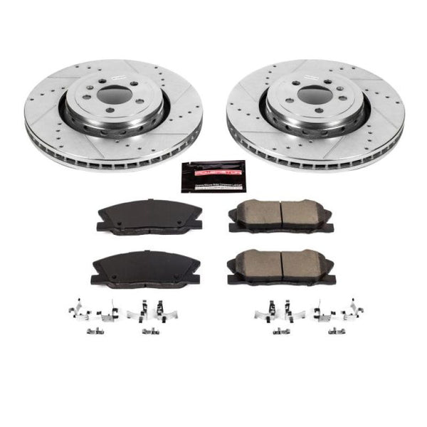 Power Stop 14-19 Dodge Charger Front Z23 Evolution Sport Brake Kit