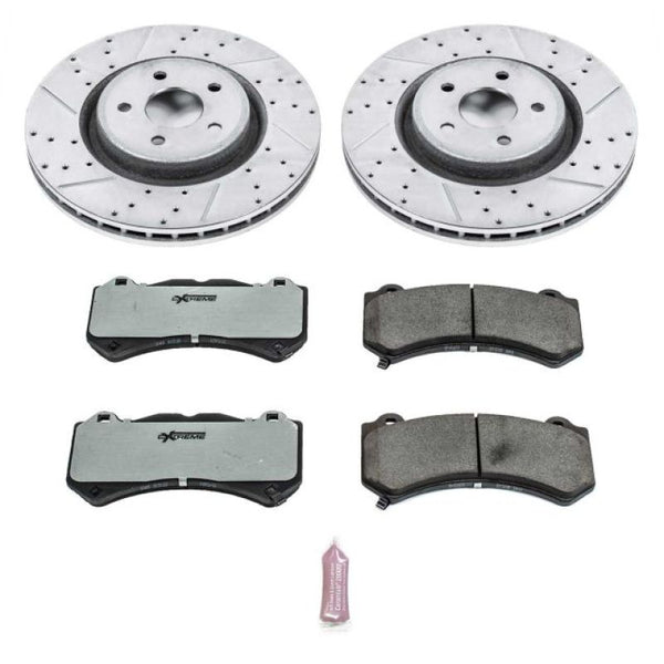 Power Stop 18-19 Dodge Durango Front Z26 Street Warrior Brake Kit