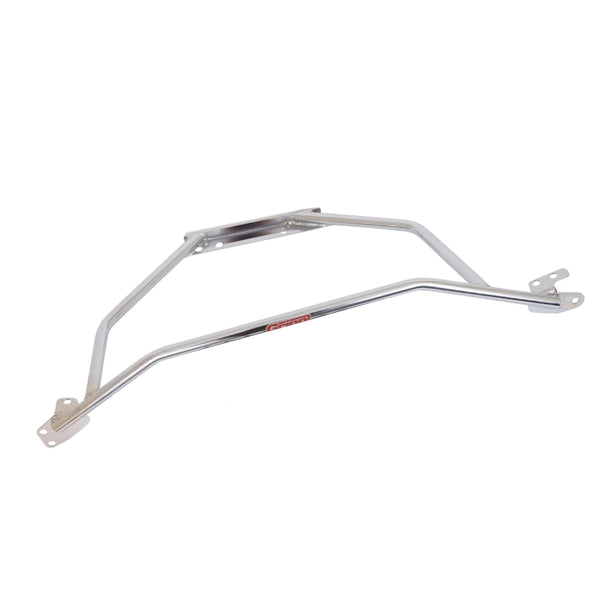 BBK 94-04 Mustang V6 GT Tubular Strut Tower Brace - Polished Chrome Finish