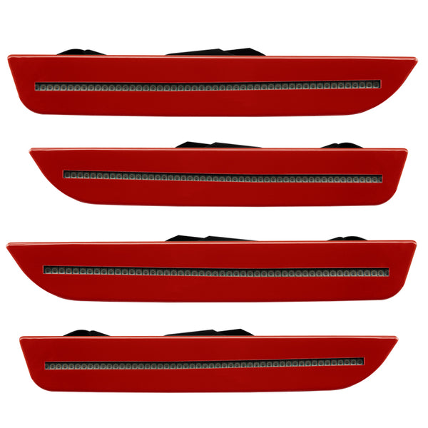 Oracle 10-14 Ford Mustang Concept Sidemarker Set - Tinted - Red Candy Tint Metallic (U6)