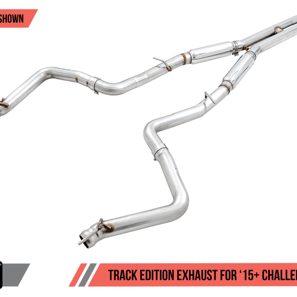 AWE Tuning 15+ Dodge Challenger 5.7 Touring Edition Exhaust - Non-Resonated - Stock Tips