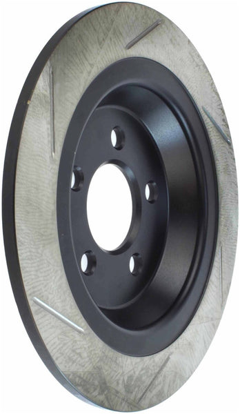 StopTech 15-17 Ford Mustang Sport Slotted Rear Left Rotor