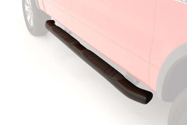 Lund 15-17 Dodge Ram 1500 Quad Cab (Built After 7/1/15) 5in. Oval Bent Nerf Bars - Black