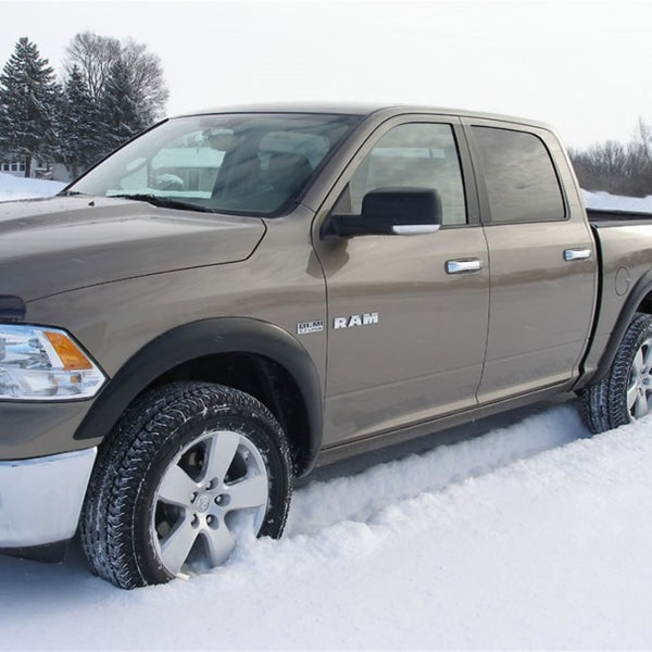 Stampede 2009-2018 Dodge Ram 1500 67.4/76.3/96.3in Ruff Riderz Fender Flares 4pc Smooth