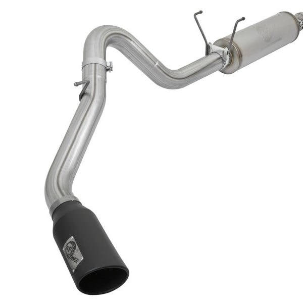 aFe MACHForce XP 4in Exhausts Cat-Back SS Side Exit 14-17 Dodge Ram 2500 V8-6.4L Hemi w/ Black Tips