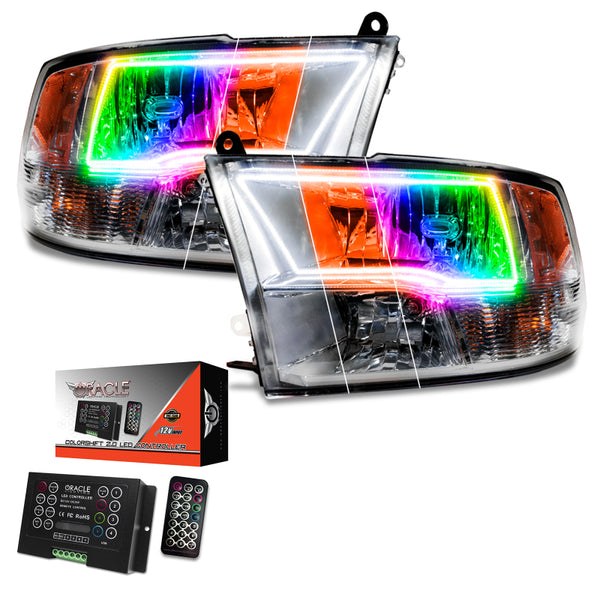 Oracle 09-17 Dodge Ram Sport ColorSHIFT+ SWITCHBACK HL - Chrome - ColorSHIFT 2