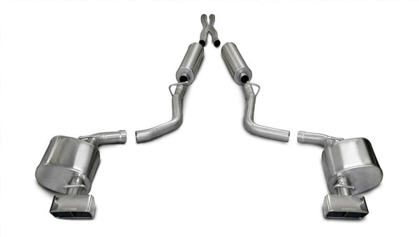 Corsa 09-10 Dodge Challenger R/T 5.7L V8 Auto Polished Xtreme Cat-Back Exhaust