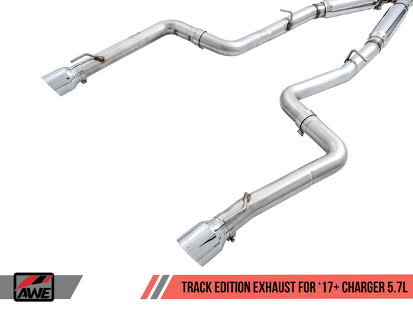 AWE Tuning 17+ Dodge Charger 5.7 Track Edition Exhaust - Chrome Silver Tips