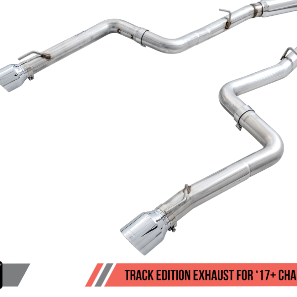 AWE Tuning 17+ Dodge Charger 5.7 Track Edition Exhaust - Chrome Silver Tips