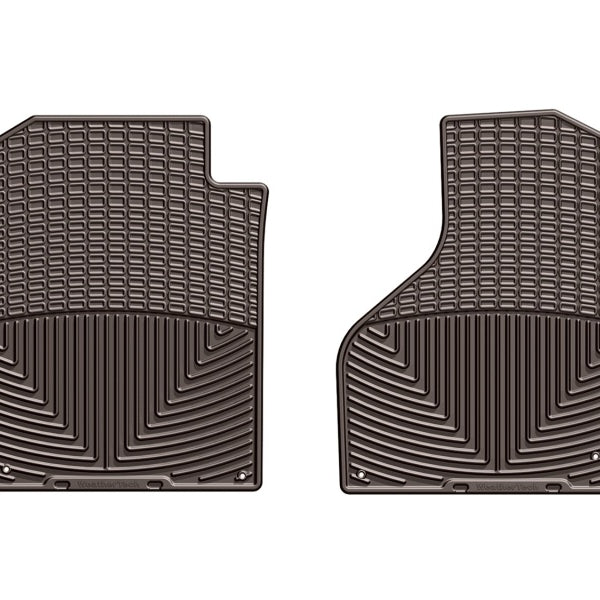 WeatherTech 2012-2014 Dodge Ram Truck 1500 Front Rubber Mats - Cocoa