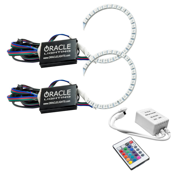Oracle 18-21 Ford Mustang LED Headlight Halo Kit - ColorSHIFT w/ Simple Controller