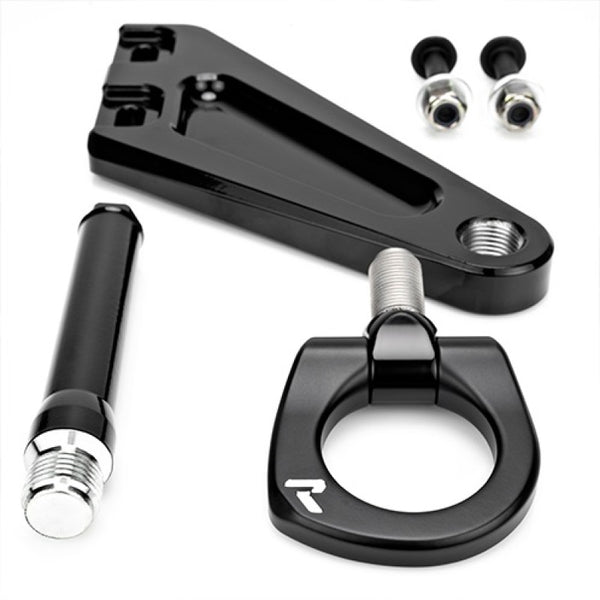 Raceseng 2015+ Ford Mustang Tug Tow Hook (Front) - Black