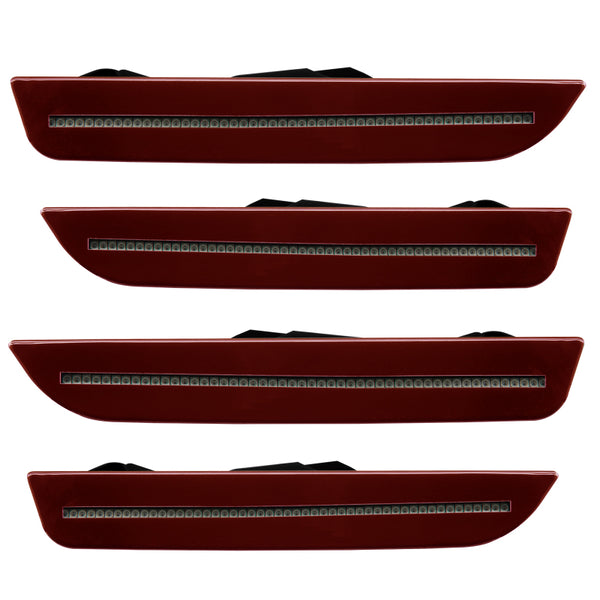 Oracle 10-14 Ford Mustang Concept Sidemarker Set - Tinted - Lava Red Metallic (UZ)