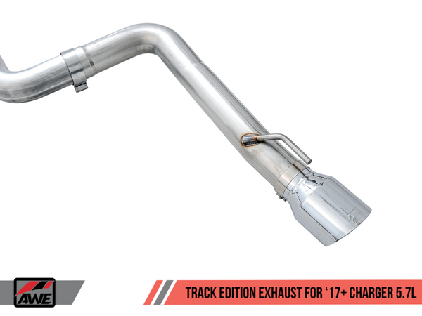 AWE Tuning 17+ Dodge Charger 5.7 Track Edition Exhaust - Chrome Silver Tips