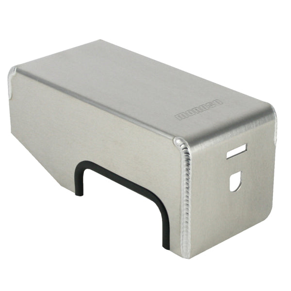 Moroso 05-Up Ford Mustang Fuse Box Cover - Over Plastic Fuse Box - Fabricated Aluminum