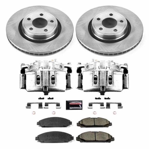 Power Stop 15-19 Ford Mustang Autospecialty Kit w/ Calipers - Front