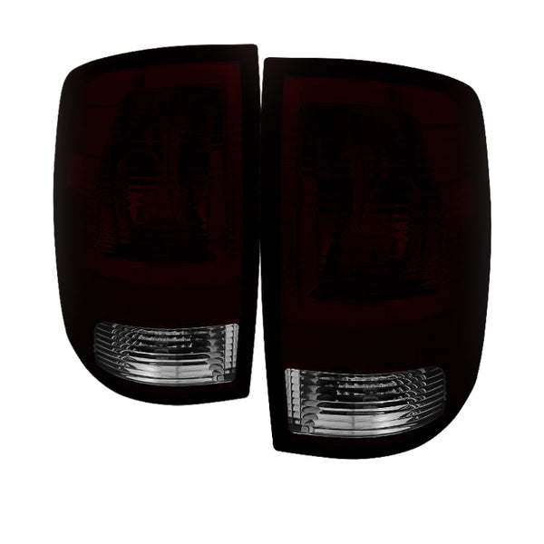 Xtune Dodge Ram 1500 09-15 OEM Style Tail Lights Dark Red ALT-JH-DR09-OE-RSM