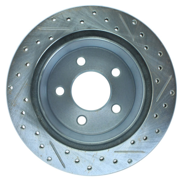 StopTech Select Sport 94-04 Ford Mustang Slotted and Drilled Right Rear Rotor