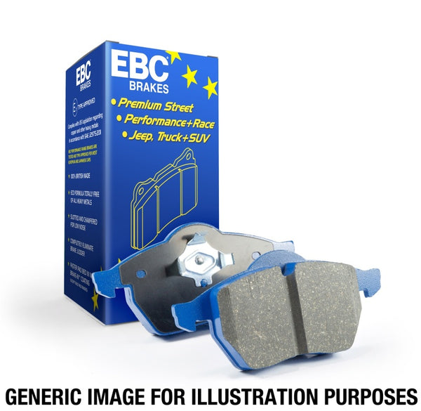 EBC 13-14 Ford Mustang GT500 Bluestuff Front Brake Pads