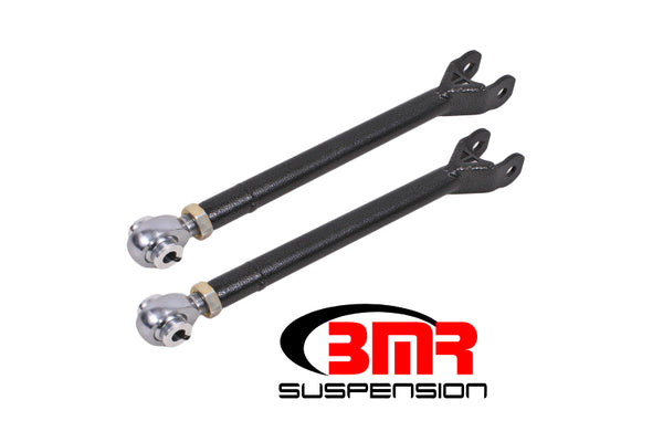 BMR 08-17 Challenger Lower Trailing Arms w/ Single Adj. Rod Ends - Black Hammertone