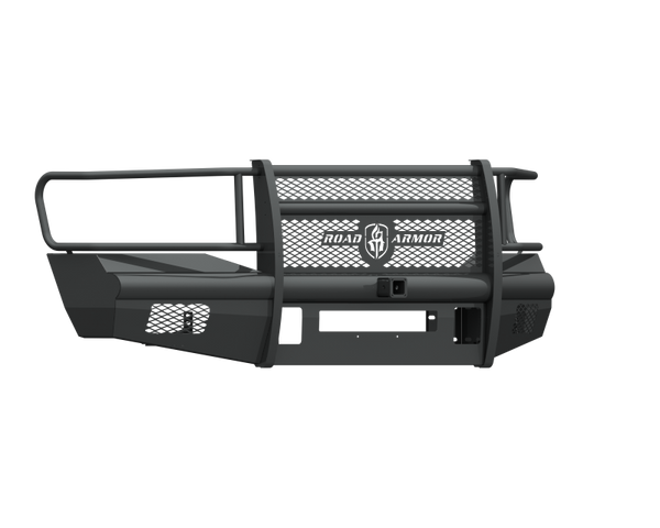 Road Armor 06-09 Dodge 2500 Vaquero Front Bumper Full Guard 2in Receiver - Tex Blk