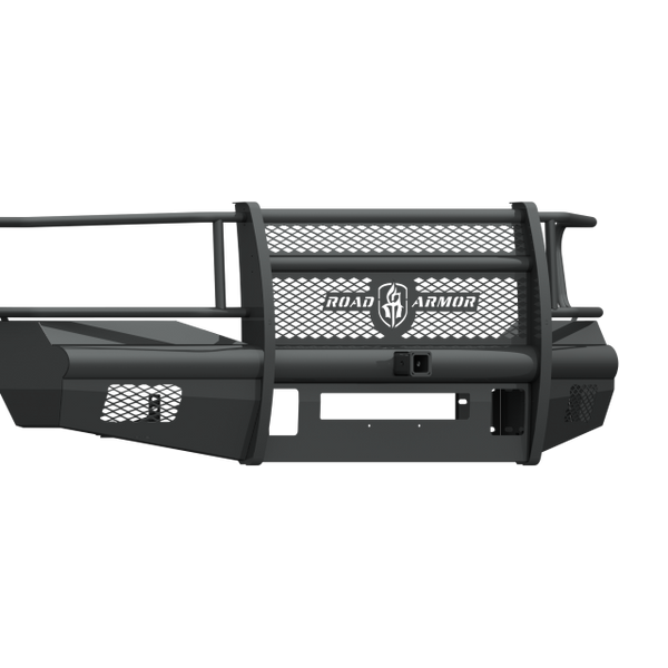 Road Armor 06-09 Dodge 2500 Vaquero Front Bumper Full Guard 2in Receiver - Tex Blk