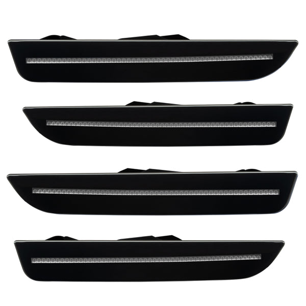 Oracle 10-14 Ford Mustang Concept Sidemarker Set - Clear - Ebony/Black (UA)