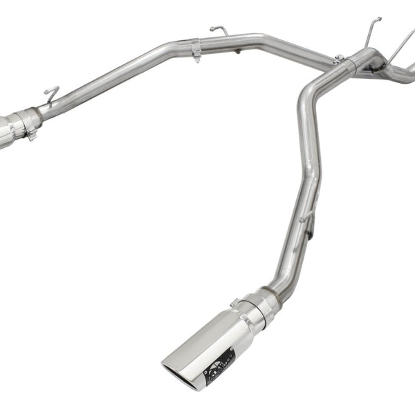 aFe MACHForce XP DPF-Back Exhaust 2.5in SS with Polished Tips 2014 Dodge Ram 1500 V6 3.0L EcoDiesel