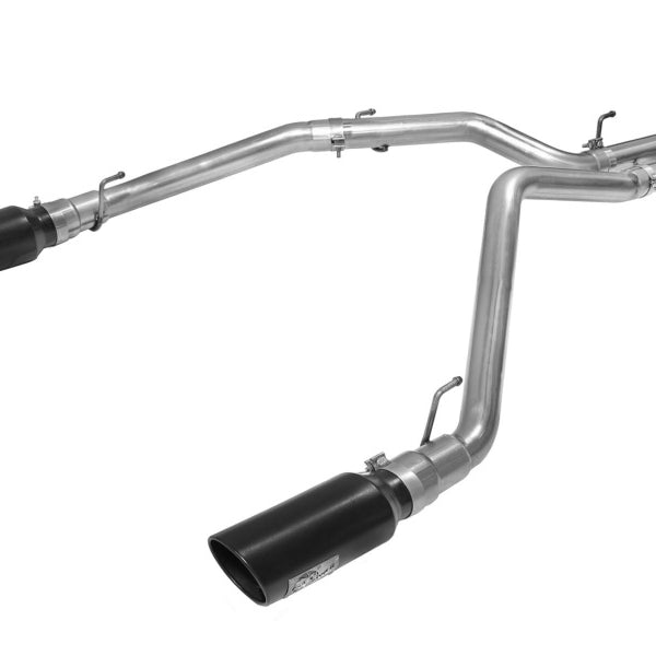 aFe MACHForce XP DPF-Back Exhaust 3in SS w/ 5in Black Tips 2014 Dodge Ram 1500 V6 3.0L EcoDiesel