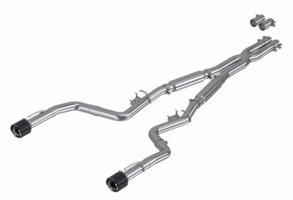 MBRP 17-21 Charger 5.7/6.1/6.4L 3in Dual Rear Exit SS Catback Exhaust w/ Carbon Fiber Tips