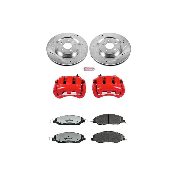 Power Stop 11-14 Ford Mustang Z26 Street Kit w/ Calipers - Front