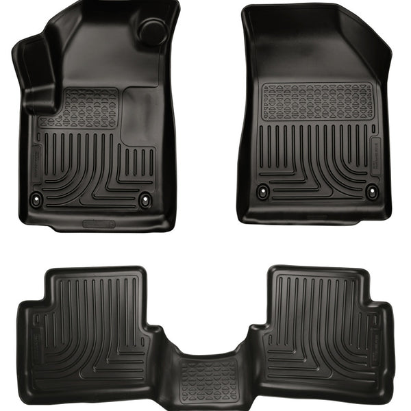 Husky Liners 2013 Dodge Dart WeatherBeater Black Front & 2nd Seat Floor Liners