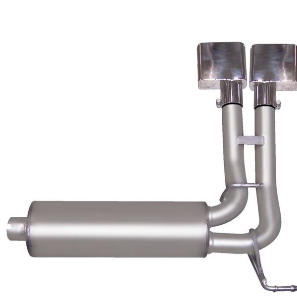 Gibson 04-05 Dodge Ram 1500 SLT 5.7L 2.5in Cat-Back Super Truck Exhaust - Stainless