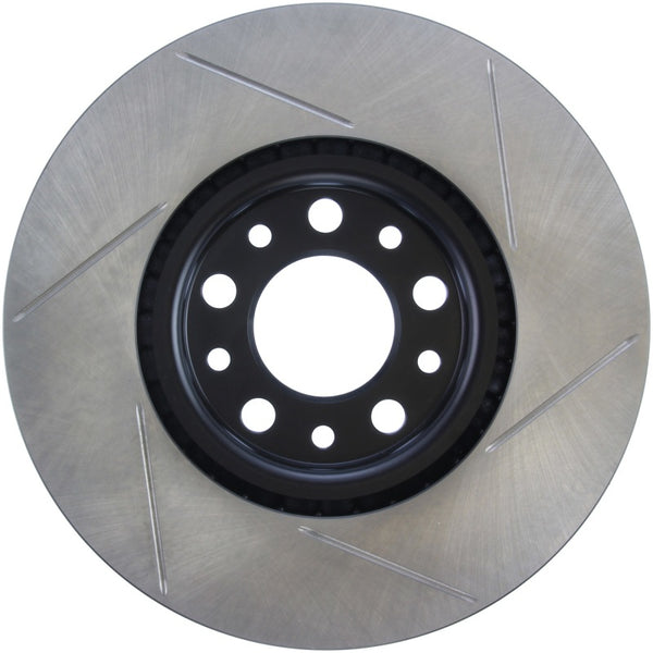 StopTech 13-14 Dodge Dart / 2015 Jeep Renegade / 2015 Chrysler 200 Slotted Right Front Rotor