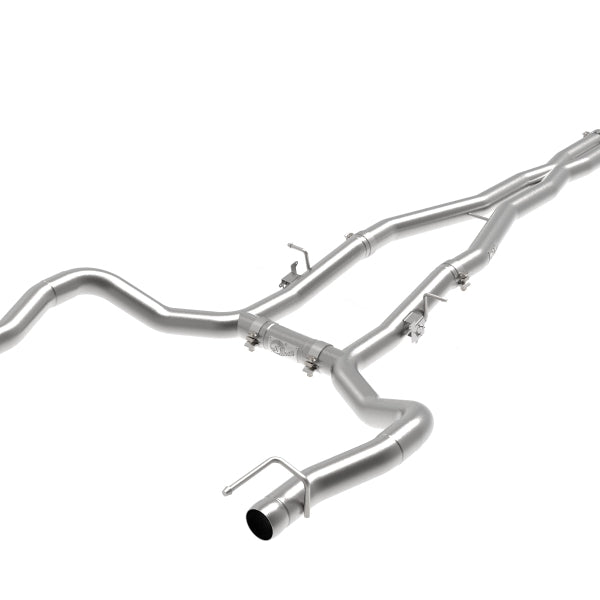 aFe MACH Force-Xp 3in 304 SS Cat-Back Exhaust 15-20 Dodge Charger Hellcat V8-6.2L/6.4L w/o Muffler